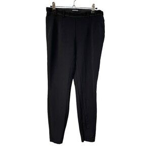 Cambio Randa Ladies Fabric 7/8 Trousers Stretch High Slim Chino US Size 8 Black